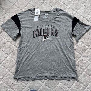 NFL | Gray Atlanta Falcons Football Short Sleeve Tee | Size Extra Large